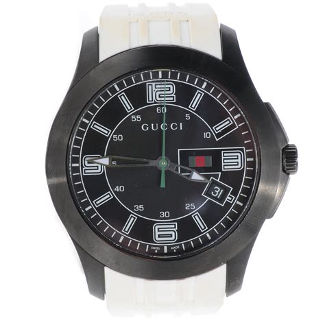 Gucci Stainless Steel Rubber G Timeless Watch