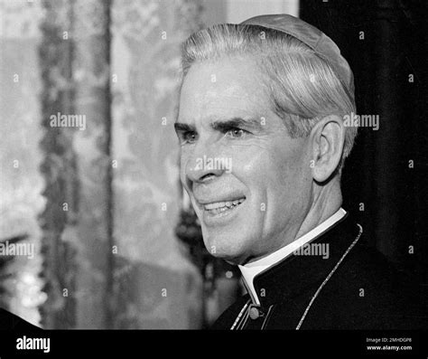 File This Oct 26 2019 File Photo Shows Bishop Fulton J Sheen At His Office At The