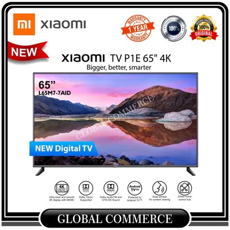 Xiaomi Mi Tv P E Inch Qled K Uhd Android Tv Support Dvbt Hdr