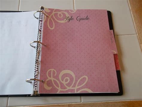 Bows & Clothes: DIY Binder Dividers and Cover