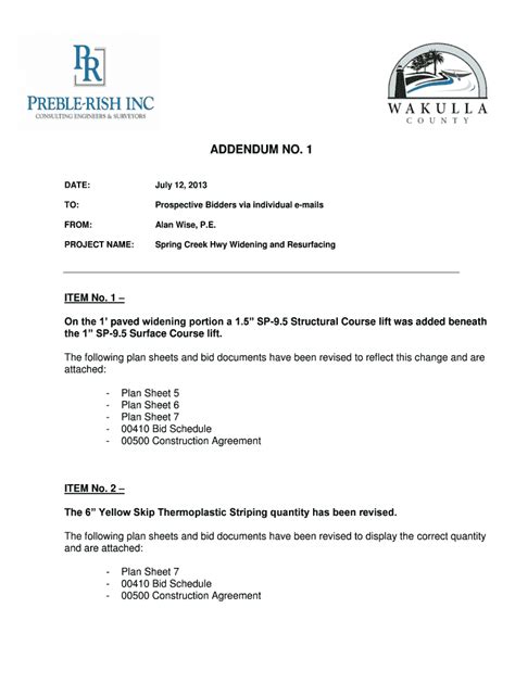 Fillable Online Prospective Bidders Via Individual E Mails Fax Email