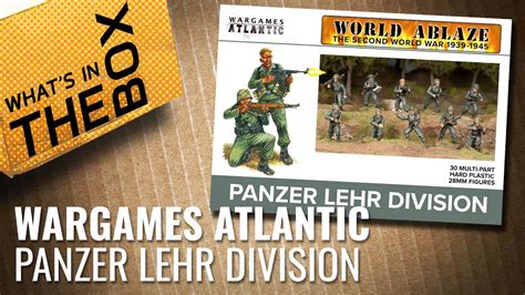 Unboxing World War II Panzer Lehr Division Wargames Atlantic YouTube