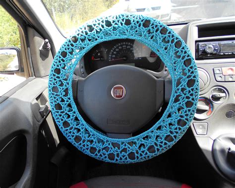 Crochet Lace Steering Wheel Cover Car Accessories Boho Etsy Uk