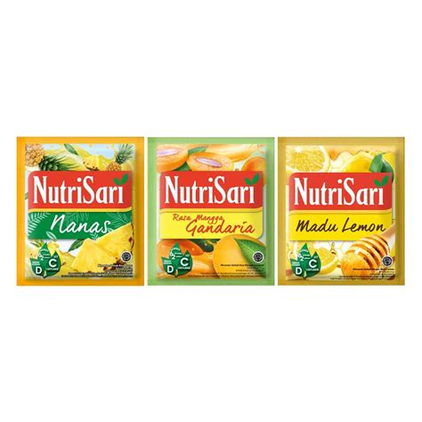 Jual NUTRISARI 1 RENCENG 10 SACHET SEMUA VARIAN RASA Indonesia Shopee