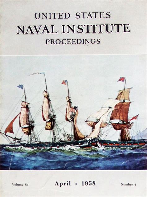 U S Naval Institute Proceedings April At Wolfgang S