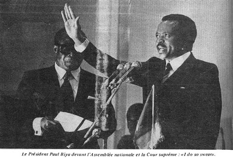 Flashback Prestation de serment du Président Paul Biya en 1982