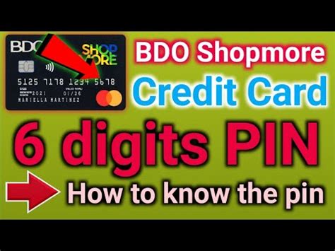 Paano Malaman Ang Pin Ng Bdo Credit Card How To Know Bdo Credit Card