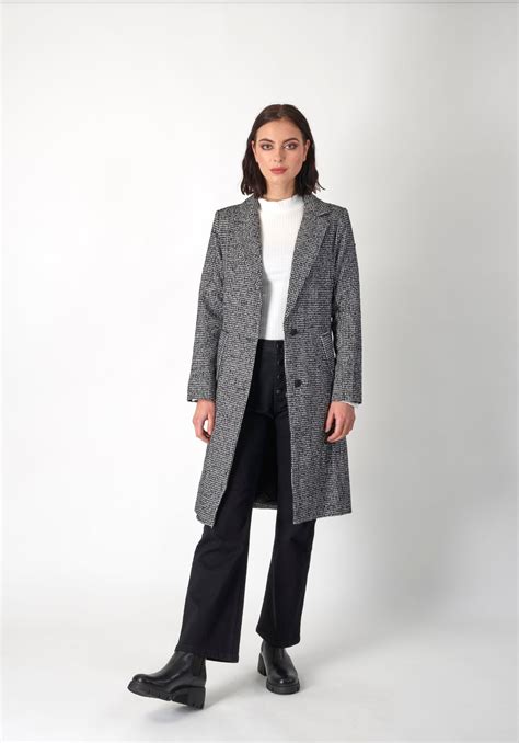 Knewe Manor Knee Length Herringbone Coat Alexanders Apparel Hastings