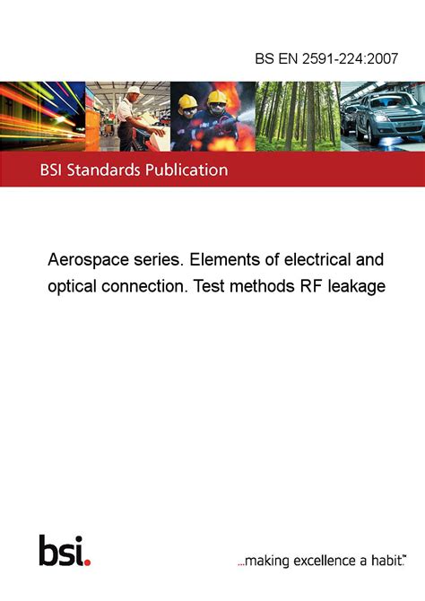 BS EN 2591-224:2007 Aerospace series. Elements of electrical and ...
