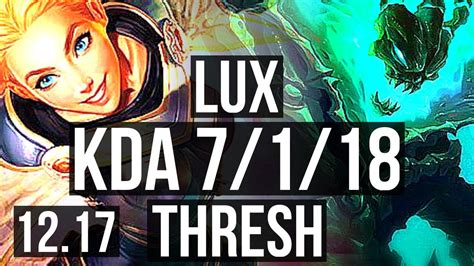 Lux And Caitlyn Vs Thresh And Aphelios Sup 7118 12m Mastery