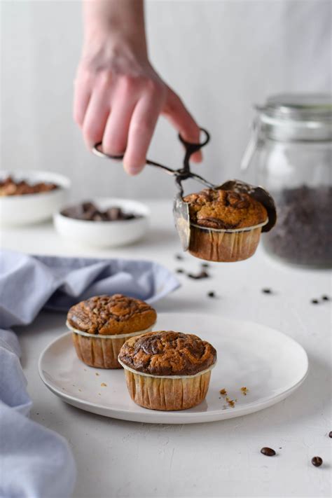 Kaffee Muffins Mit Nutella Swirl Kuchen F Rs B Ro Nutella Kuchen