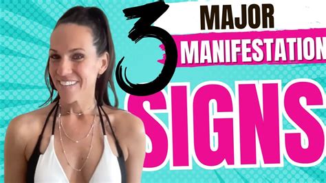 3 SIGNS Your Manifestation Is SUPER SUPER CLOSE YouTube