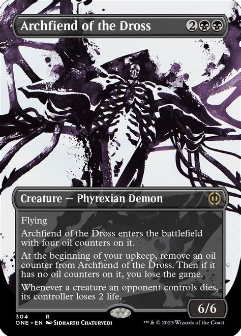 Archfiend Of The Dross Showcase Phyrexia All Will Be One Magic