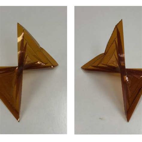 Rectangle hyperbolic paraboloid origami unit at the compact... | Download Scientific Diagram