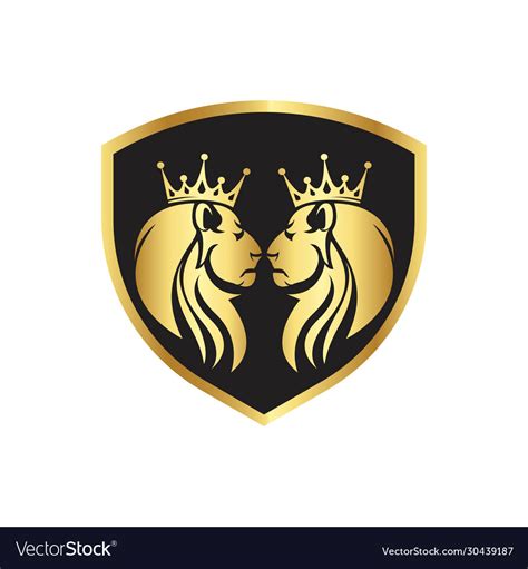 Royal Lion Logo Shield