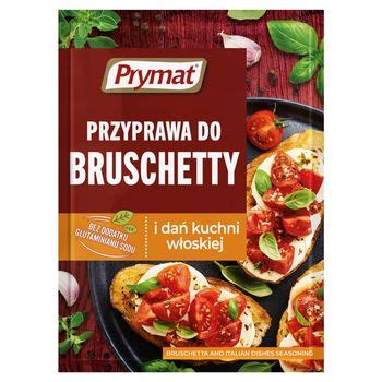 Prymat Przyprawa do bruschetty i dań kuchni włoskiej 15 g Zakupy