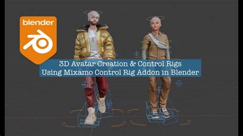 BSLIVE Virtual 3D Avatar With Mixamo Character Rigger For Blender YouTube