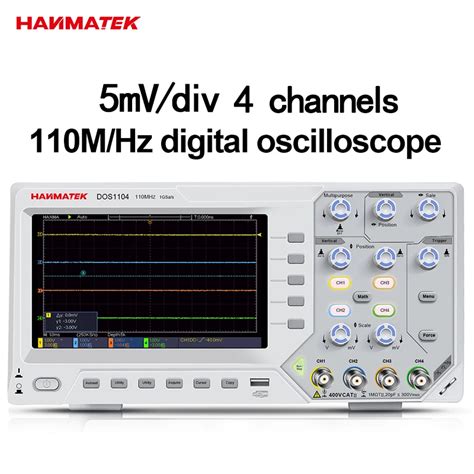 Hanmatek Oscilloscope Num Rique De Bureau Mv Div Canaux Bande