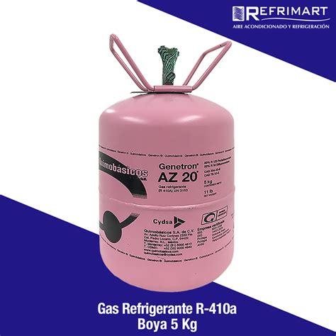 Gas Refrigerante R410A 5 Kg Refrimart de México S A de C V Aire