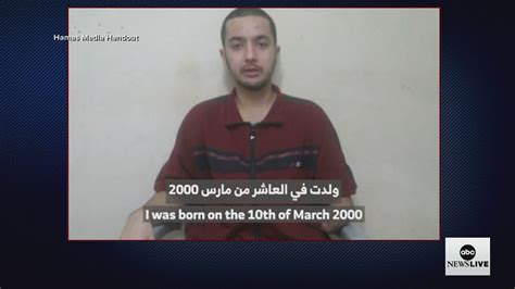 Video Released By Hamas Of Hersh Goldberg Polin American From Chicago