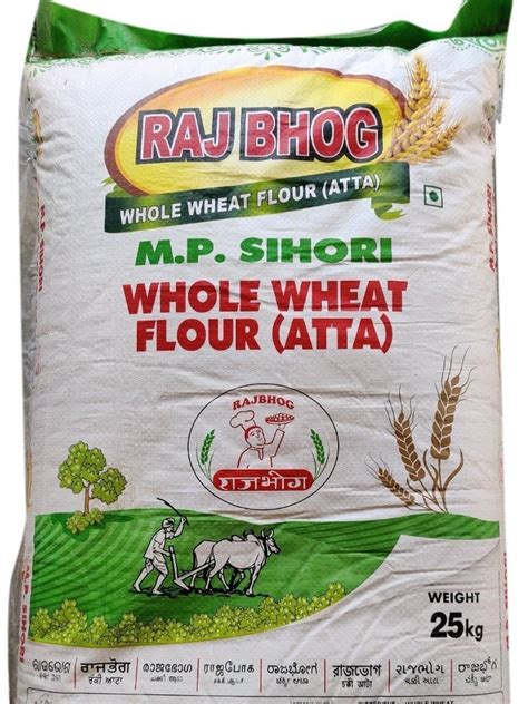 25kg Rajbhog Wheat Flour Packaging Type Plastic Bag At Rs 875bag In