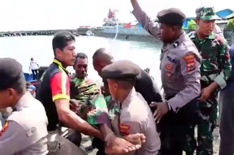 Kapal Cepat Terbalik Di Perairan Serui Tewas Dan Tni Hilang