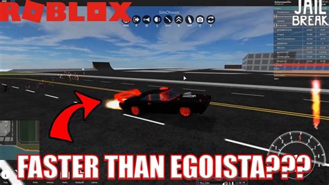 A Car FASTER Than Lamborghini Egoista Roblox Vehicle Sim YouTube