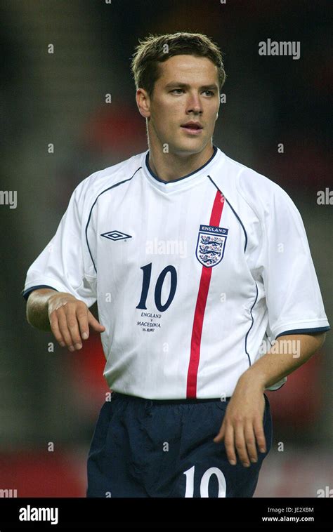 Michael Owen England And Liverpool Fc 16 Oktober 2002 Stockfotografie