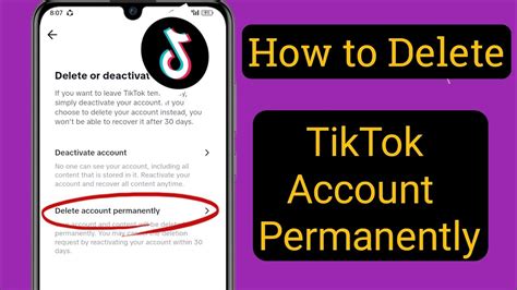 How To Delete Tiktok Account Permanently How To Delete Tiktok Account