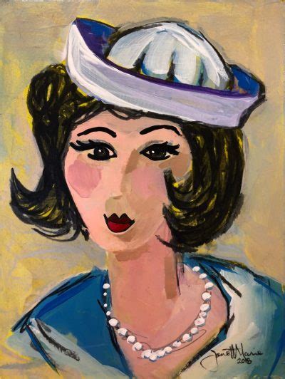 Pearls From My Sailor Whimsical Portrait Paintings By Janettmarie