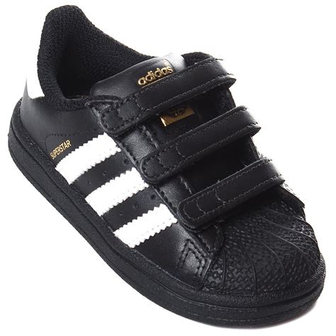 Tênis Adidas Superstar Infantil CF Preto Branco Rock City