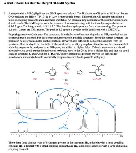 Chemical Forums Analysis Of Ir And Nmr Spectrums Of Methyl 3 Nitrobenzoate