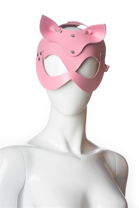 Bdsm Woman Leather Maskbdsm Cat Mask Bdsm Face Mask Bdsm Etsy