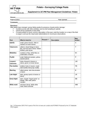 Fillable Online Ipm Ucdavis Example Form Uc Statewide Ipm Program