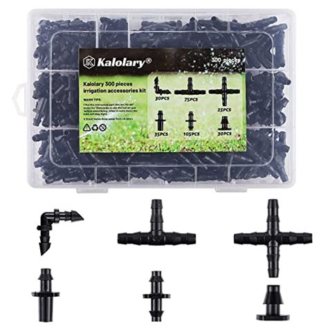 Kalolary Pcs Irrigation Fittings Kit Drip Irrigation Barbed