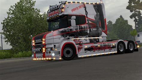 Scania T Rjl Lovely Swirls Skin Ets Mods Euro Truck Simulator