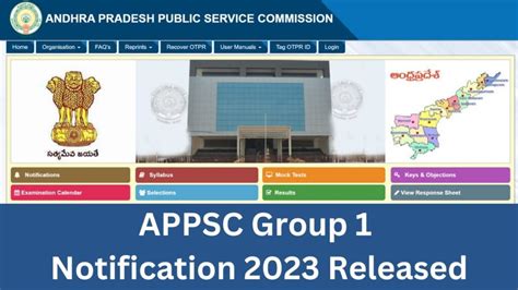 Appsc Group Notification For Posts Check Eligibility