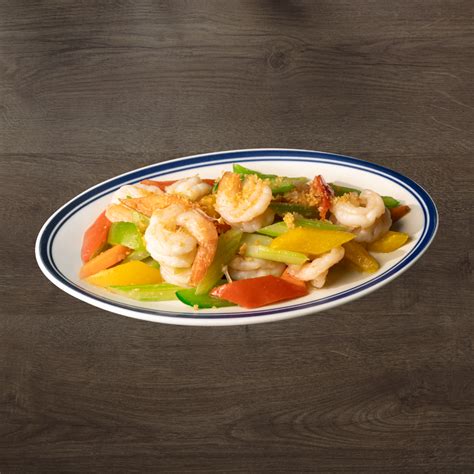 Stir Fried Ocean Prawn With Celery And Carrot