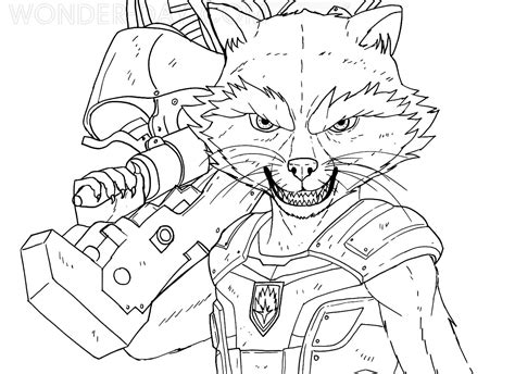 Guardians Of The Galaxy Coloring Pages Wonder Day — Coloring Pages