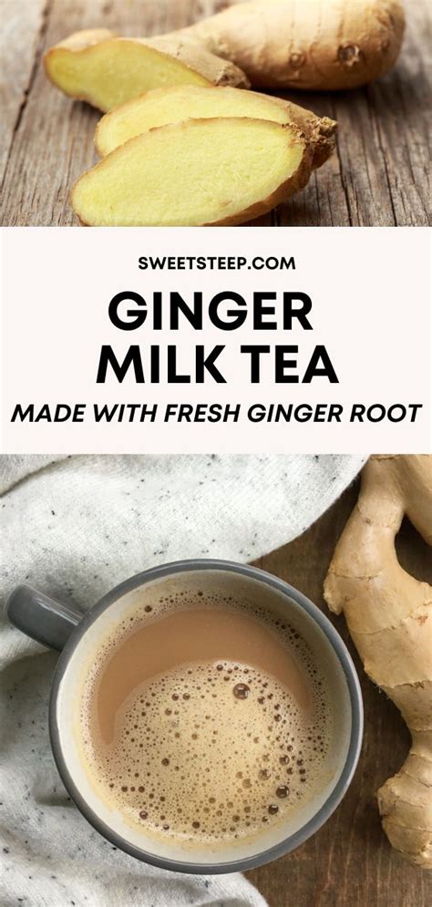 Homemade Ginger Milk Tea Easy Recipe Ginger Milk Tea Recipe Milk