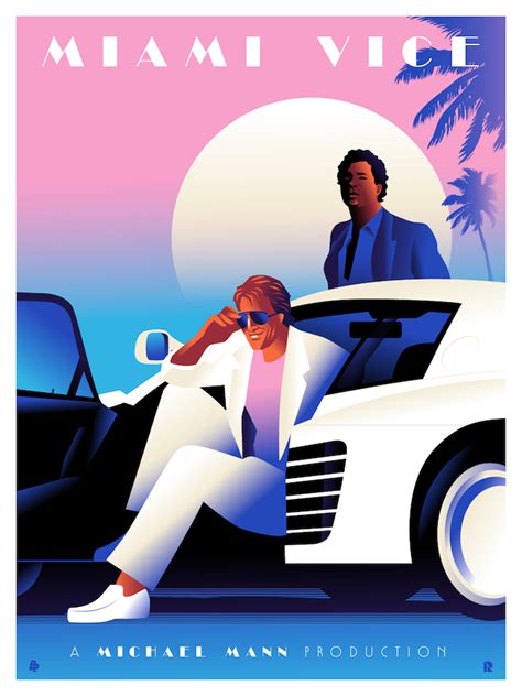 Miami Vice Artwork On Behance