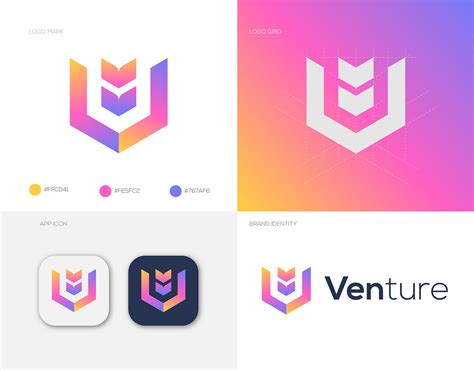 Letter V Modern Minimalist Logo Design On Behance