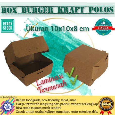 Jual Box Burger Dus Burger Kemasan Burger Tempat Burger Paper Tray