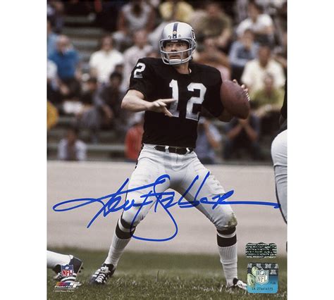 Ken Stabler Signed Las Vegas Raiders Unframed 810 NFL Photo Etsy