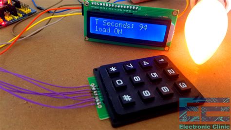 Countdown Timer Using Arduino Lcd 16x2 I2c And 4x3 Keypad