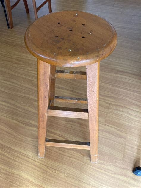 Wooden Stools Furniture And Home Living Furniture Chairs On Carousell