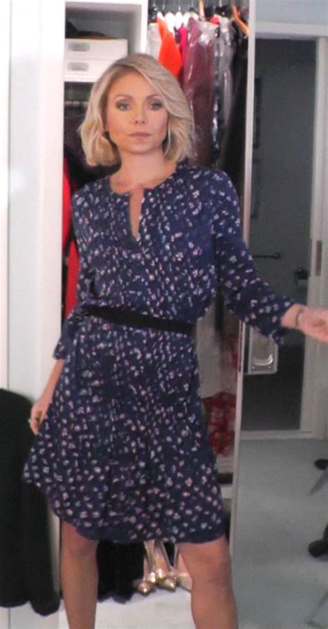 Kelly Ripa In A Dvf Dress Live With Kelly And Michael Fashion Finder