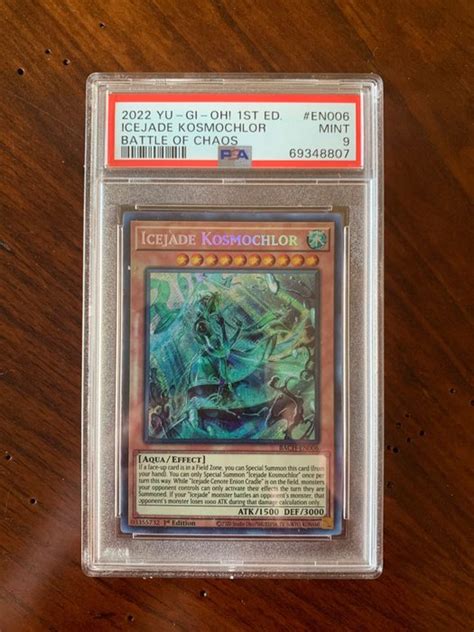 Konami Yu Gi Oh Graded Card Icejade Kosmochlor 1st Catawiki