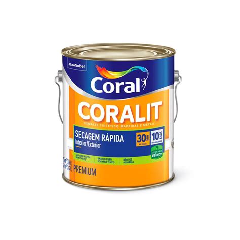 Coralit Seca Rapido Branco Lt Caa E Commerce