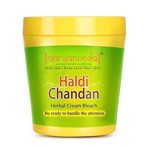 Aryanveda Herbal Bleach Cream Haldi Chandan 250 Gm JioMart